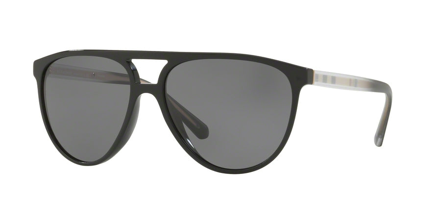 Burberry BE4254 Pilot Sunglasses  300181-BLACK 58-15-145 - Color Map black