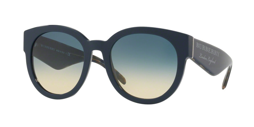 Burberry BE4260F Round Sunglasses  369079-BLUE 54-21-140 - Color Map blue