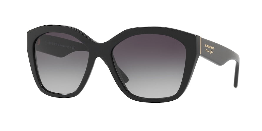 Burberry BE4261F Irregular Sunglasses  30018G-BLACK 57-17-140 - Color Map black