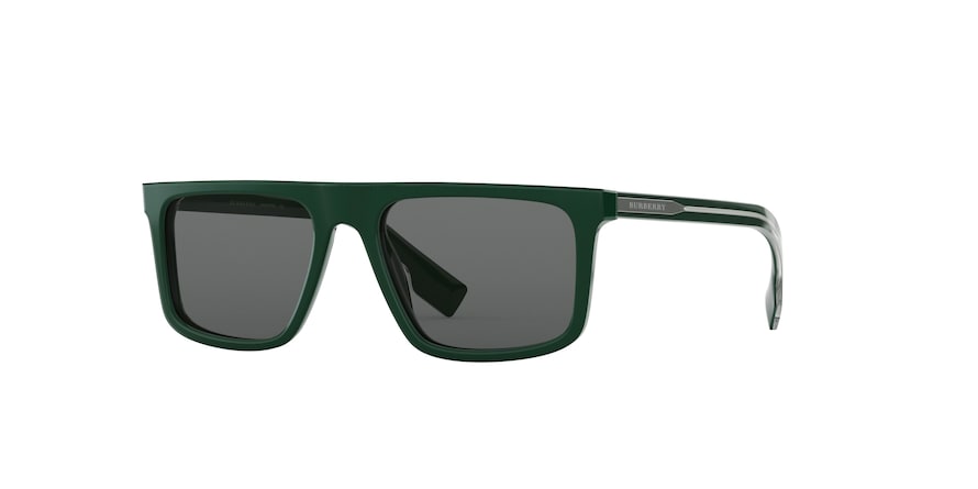 Burberry BE4276 Square Sunglasses  376387-GREEN 55-18-145 - Color Map green