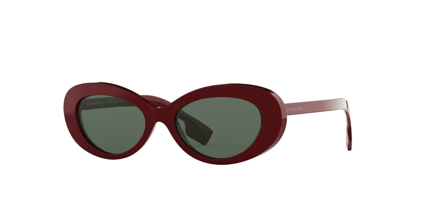 Burberry BE4278F Oval Sunglasses  340371-BORDEAUX 54-18-140 - Color Map bordeaux