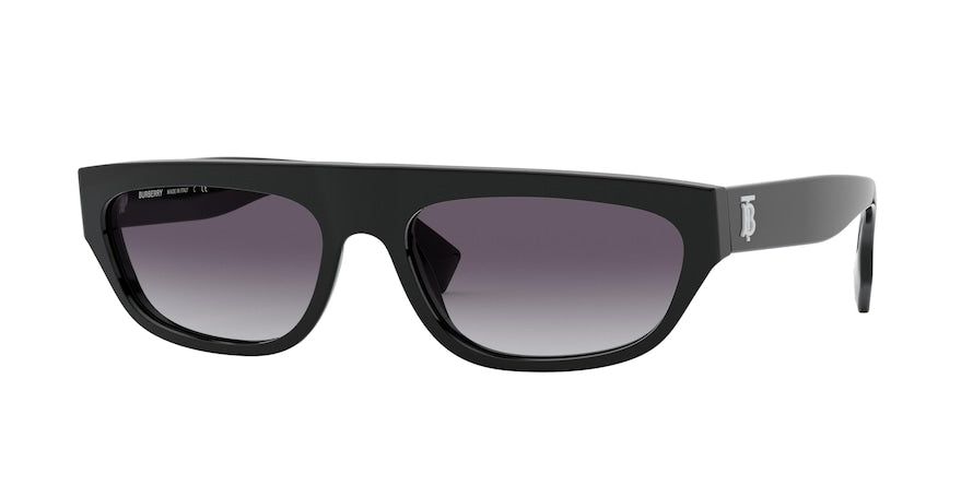 Burberry BE4301 Rectangle Sunglasses  30018G-BLACK 57-17-140 - Color Map black