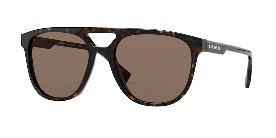 Burberry BE4302F Square Sunglasses  300273-DARK HAVANA 56-18-145 - Color Map havana