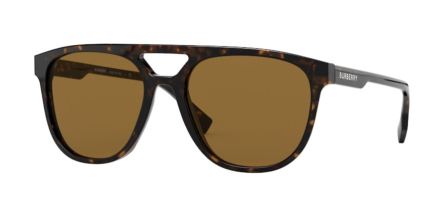 Burberry BE4302F Square Sunglasses  300283-DARK HAVANA 56-18-145 - Color Map havana