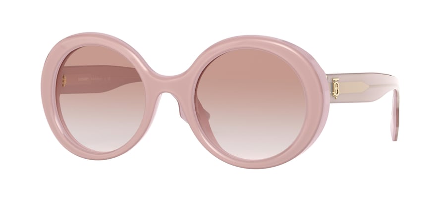 Burberry BE4314F Round Sunglasses  388513-PINK 52-22-140 - Color Map pink