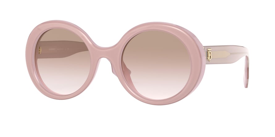 Burberry BE4314 Round Sunglasses  388513-PINK 52-22-140 - Color Map pink