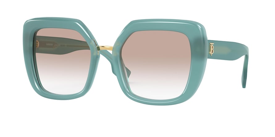 Burberry BE4315F Square Sunglasses  387713-OPAL AZURE 53-21-140 - Color Map light blue
