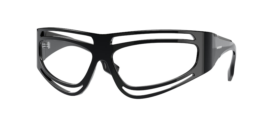 Burberry ELIOT BE4342 Irregular Sunglasses  30011W-BLACK 65-14-120 - Color Map black
