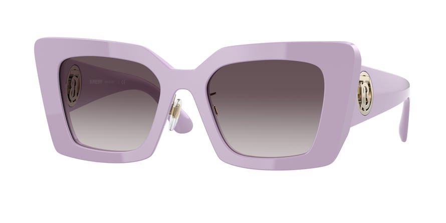 Burberry DAISY BE4344F Square Sunglasses  394111-LILAC 53-20-140 - Color Map violet