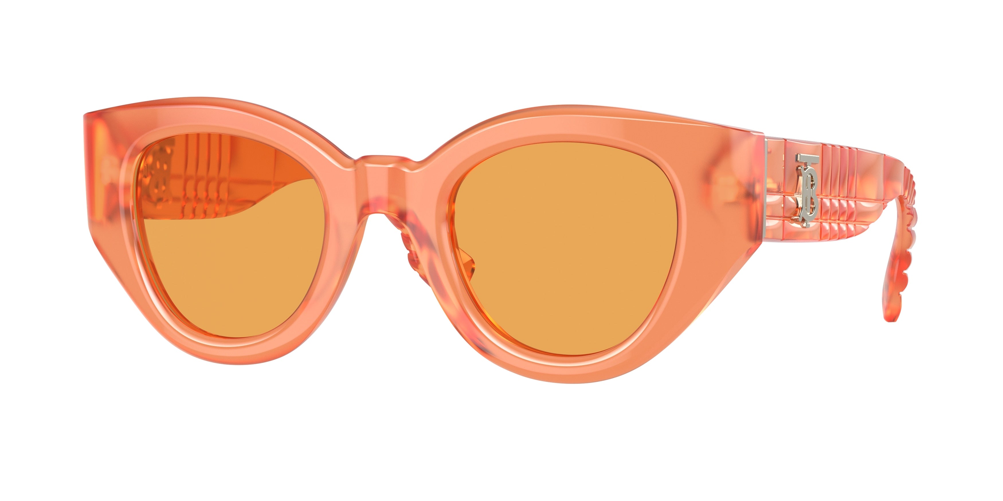 Burberry MEADOW BE4390F Phantos Sunglasses  4068/7-Orange 47-140-25 - Color Map Orange