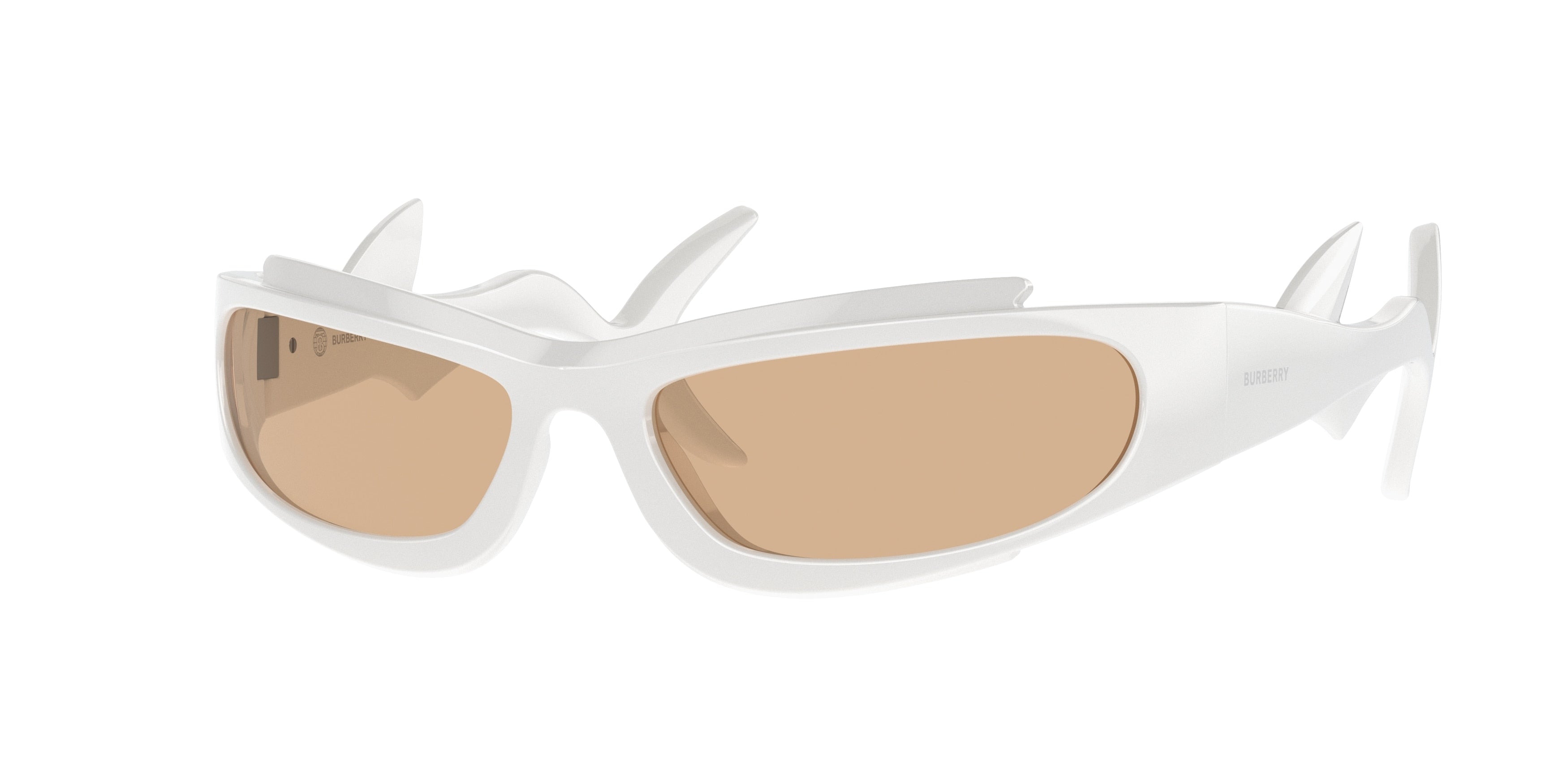 Burberry BE4399 Irregular Sunglasses  300773-White 60-130-17 - Color Map White