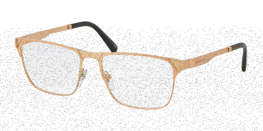 Bvlgari BV1104K Rectangle Eyeglasses  2006-PINK GOLD PLATED MATTE 56-17-145 - Color Map gold