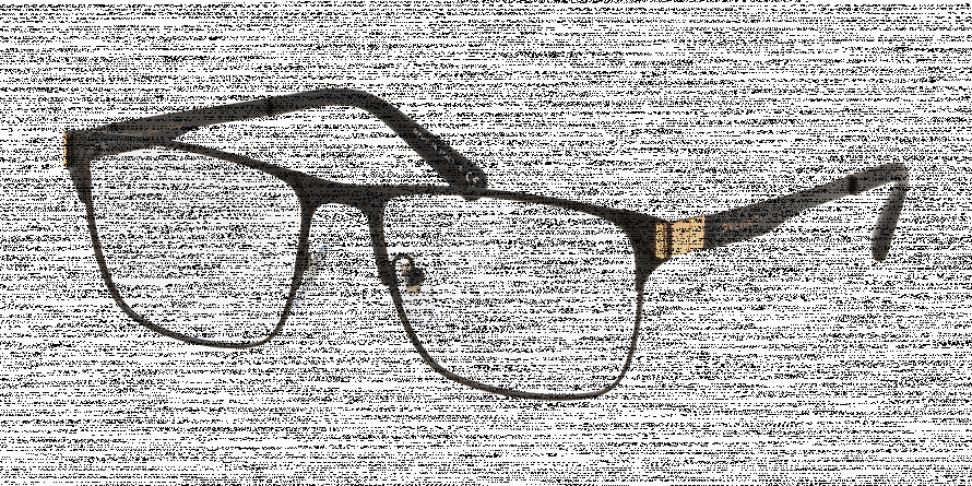 Bvlgari BV1104K Rectangle Eyeglasses  4090-MATTE BLACK/GOLD 56-17-145 - Color Map black