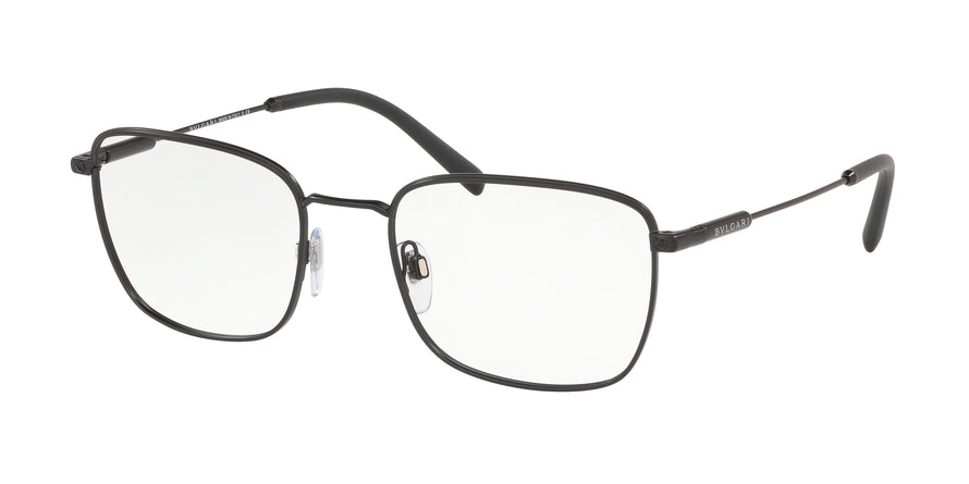 Bvlgari BV1105 Rectangle Eyeglasses  128-MATTE BLACK 55-20-145 - Color Map black