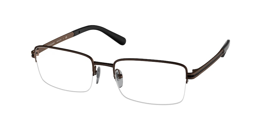 Bvlgari BV1111 Rectangle Eyeglasses  2060-MATTE NEW BROWN 56-18-145 - Color Map brown
