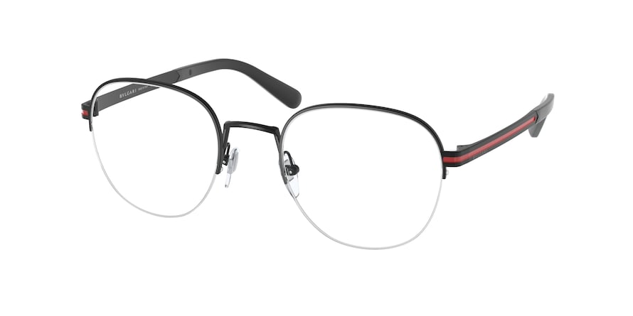 Bvlgari BV1114 Phantos Eyeglasses  128-MATTE BLACK 52-22-145 - Color Map black