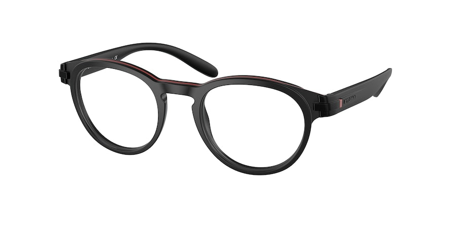 Bvlgari BV1115 Round Eyeglasses  5506-MATTE BLACK/MATTE BLACK 50-20-145 - Color Map black