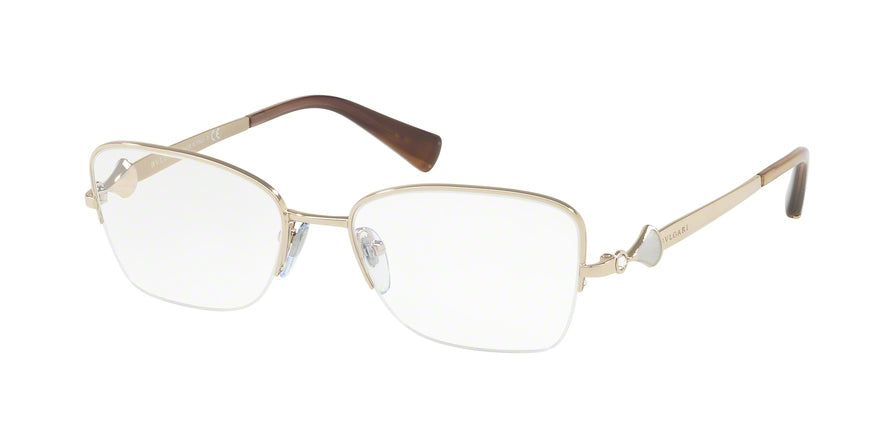 Bvlgari BV2195B Butterfly Eyeglasses  361-PALE GOLD 54-17-140 - Color Map gold