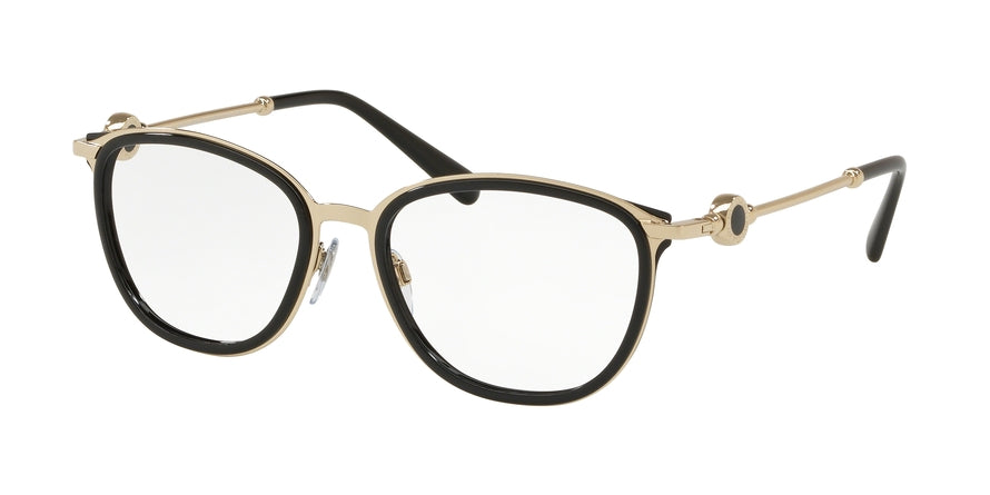 Bvlgari BV2206 Oval Eyeglasses  278-BLACK 53-17-140 - Color Map black