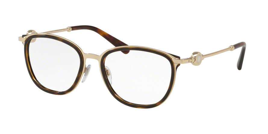 Bvlgari BV2206 Oval Eyeglasses  361-DARK HAVANA 51-17-140 - Color Map havana