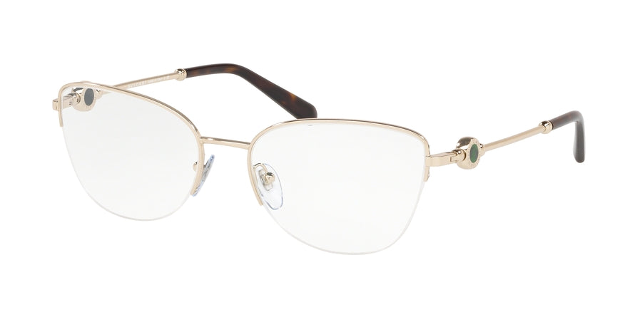 Bvlgari BV2211 Butterfly Eyeglasses  278-PALE GOLD 54-18-140 - Color Map gold