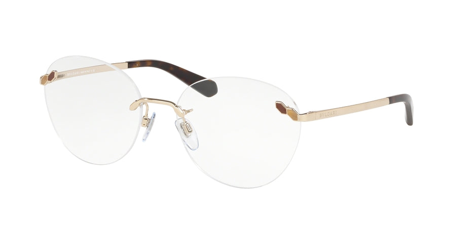 Bvlgari BV2213 Phantos Eyeglasses  278-PALE GOLD 56-17-140 - Color Map gold