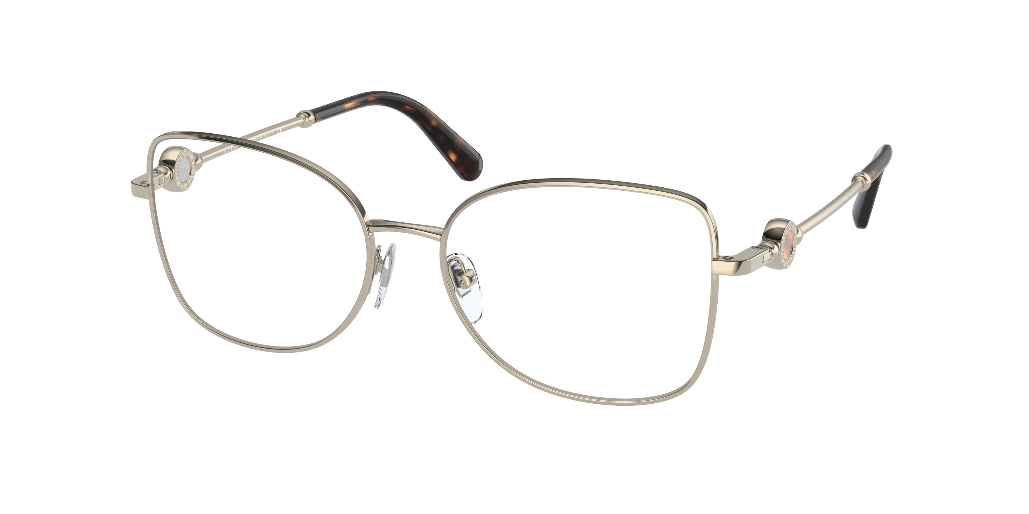 Bvlgari BV2227 Butterfly Eyeglasses  278-Pale Gold 53-140-16 - Color Map Gold