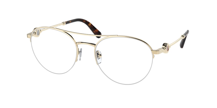 Bvlgari BV2235 Phantos Eyeglasses  278-PALE GOLD 54-19-140 - Color Map gold