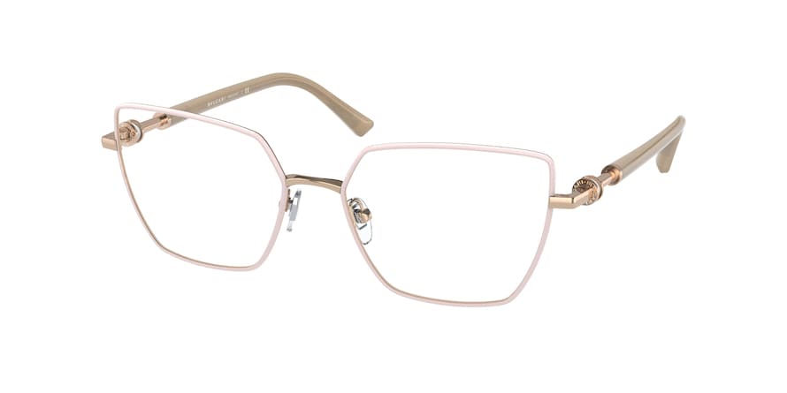 Bvlgari BV2236 Irregular Eyeglasses  2063-PINK GOLD/CHAMPAGNE 54-17-140 - Color Map pink