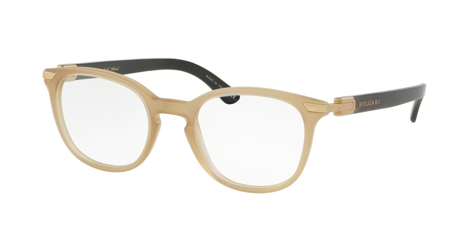 Bvlgari BV3033K Phantos Eyeglasses  5423-BEIGE/MATTE ROPE 50-21-140 - Color Map light brown