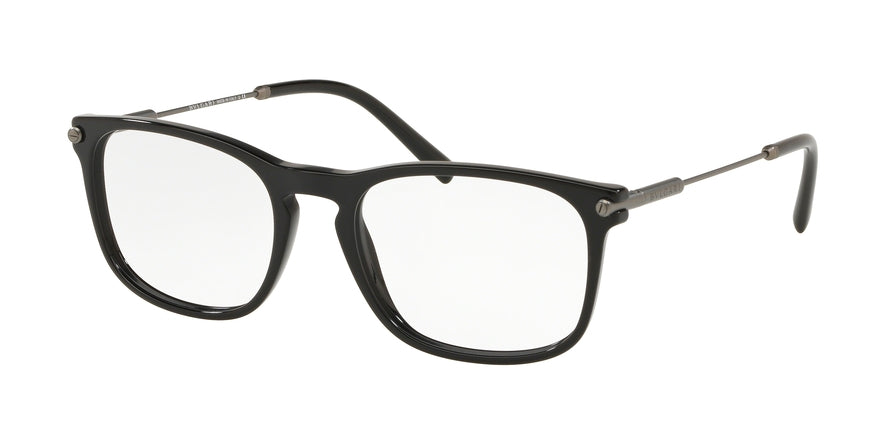 Bvlgari BV3038 Rectangle Eyeglasses  501-BLACK 54-19-145 - Color Map black