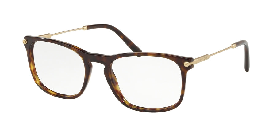 Bvlgari BV3038 Rectangle Eyeglasses  504-DARK HAVANA 52-19-145 - Color Map havana
