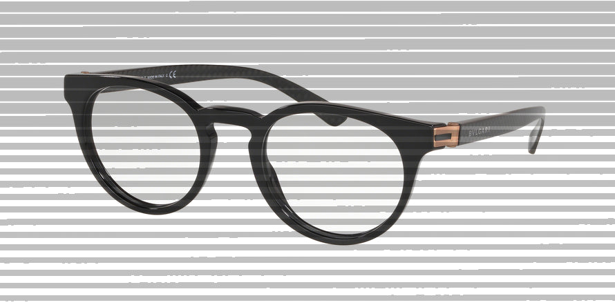Bvlgari BV3041 Phantos Eyeglasses  501-BLACK 49-21-140 - Color Map black