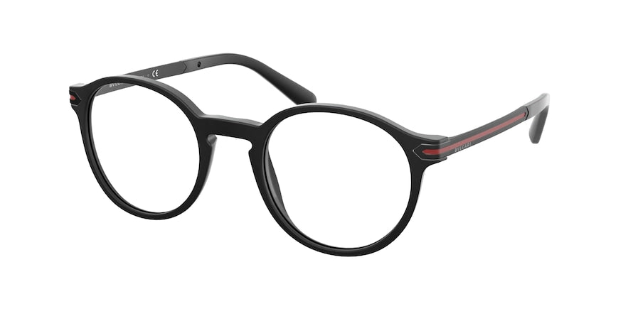 Bvlgari BV3045F Phantos Eyeglasses  5313-MATTE BLACK 50-22-145 - Color Map black