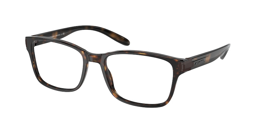 Bvlgari BV3051F Rectangle Eyeglasses  504-HAVANA 55-18-145 - Color Map havana