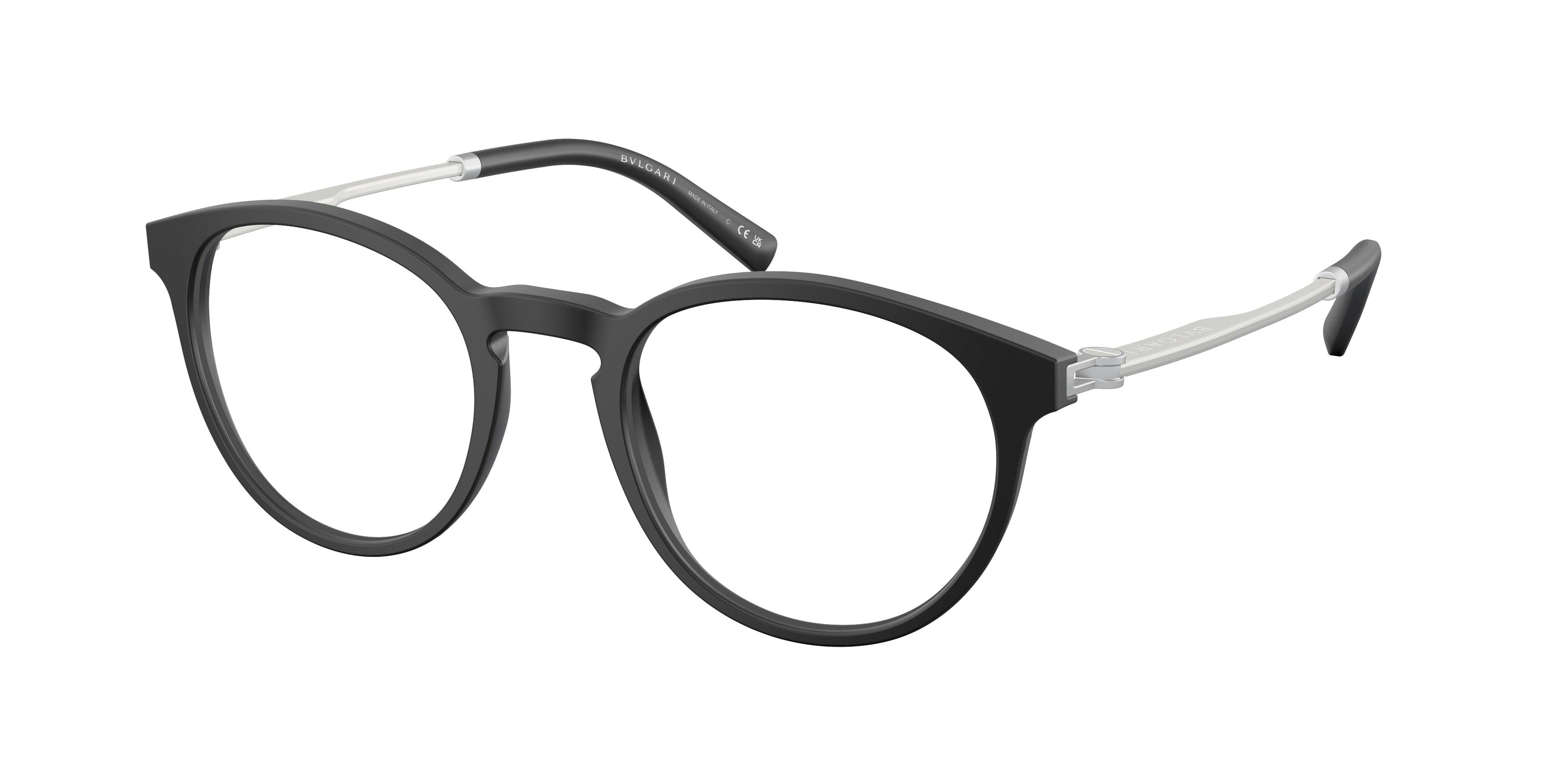 Bvlgari BV3052 Phantos Eyeglasses  5313-Matte Black 50-145-21 - Color Map Black