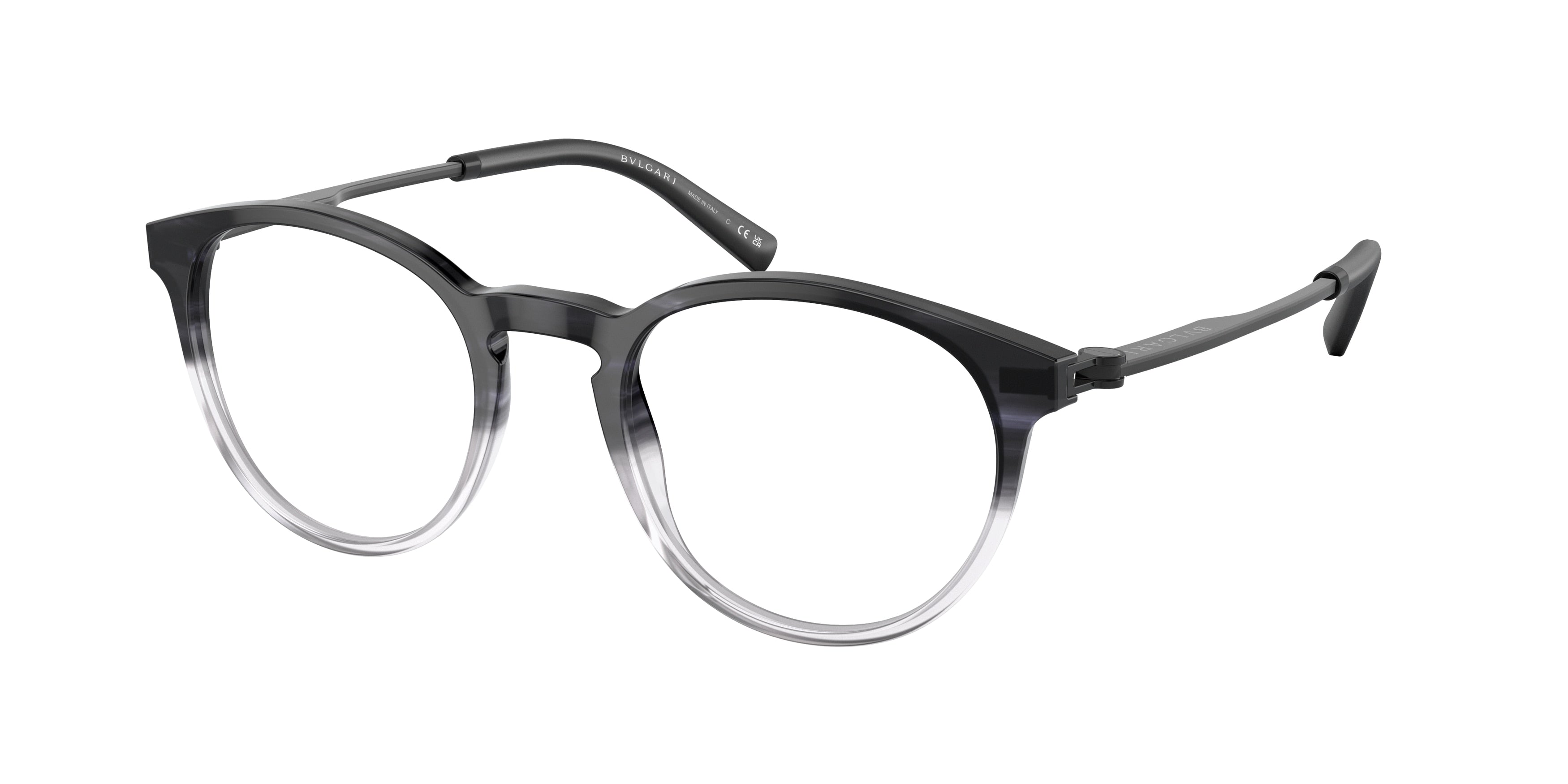 Bvlgari BV3052 Phantos Eyeglasses  5484-Black 50-145-21 - Color Map Black