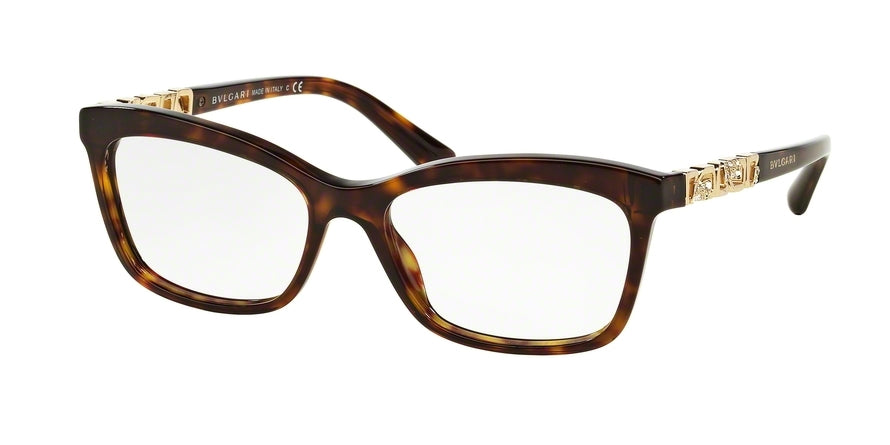 Bvlgari BV4116B Butterfly Eyeglasses  504-DARK AVANA 54-16-140 - Color Map havana