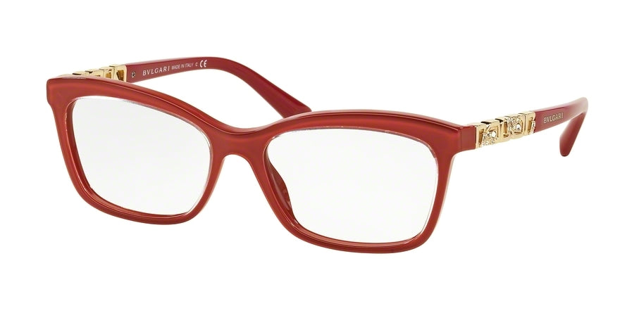 Bvlgari BV4116B Butterfly Eyeglasses  5380-TOP CRYSTAL ON RASPBERRY 54-16-140 - Color Map purple/reddish