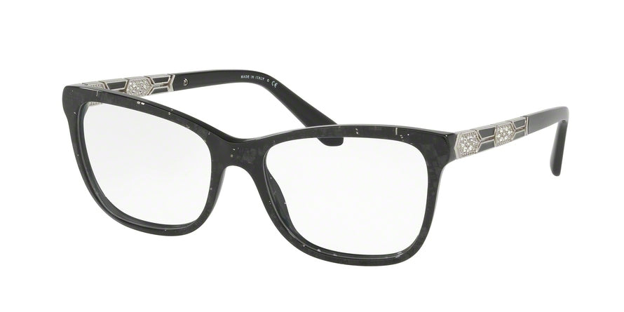 Bvlgari BV4135BF Rectangle Eyeglasses  5412-BVLGARI BLACK (MAMBA) 55-17-140 - Color Map black