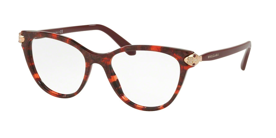 Bvlgari BV4156B Oval Eyeglasses  5427-RED MAMBA 54-18-145 - Color Map bordeaux