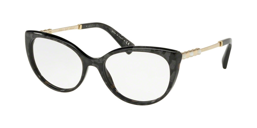 Bvlgari BV4168KB Oval Eyeglasses  5412-BVLGARI BLACK MAMBA 56-17-140 - Color Map black