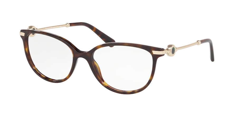 Bvlgari BV4179 Oval Eyeglasses  504-DARK HAVANA 54-17-140 - Color Map havana