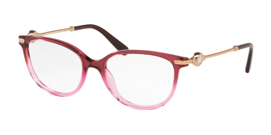 Bvlgari BV4179 Oval Eyeglasses  5477-VIOLET GRADIENT PINK 54-17-140 - Color Map purple/reddish