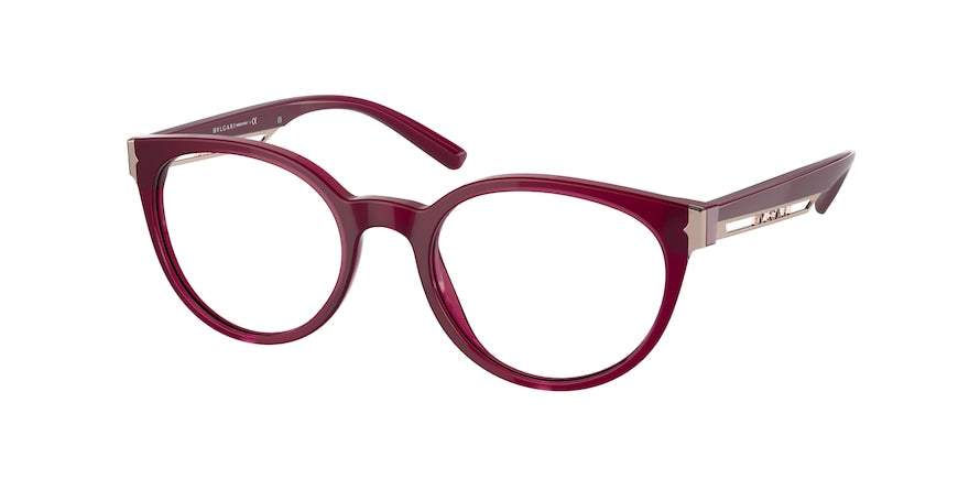 Bvlgari BV4198 Phantos Eyeglasses  5333-CHERRY 50-19-145 - Color Map red