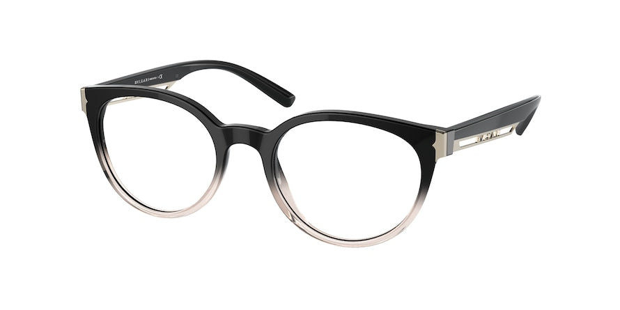 Bvlgari BV4198 Phantos Eyeglasses  5450-BLACK GRADIENT BEIGE 50-19-145 - Color Map black