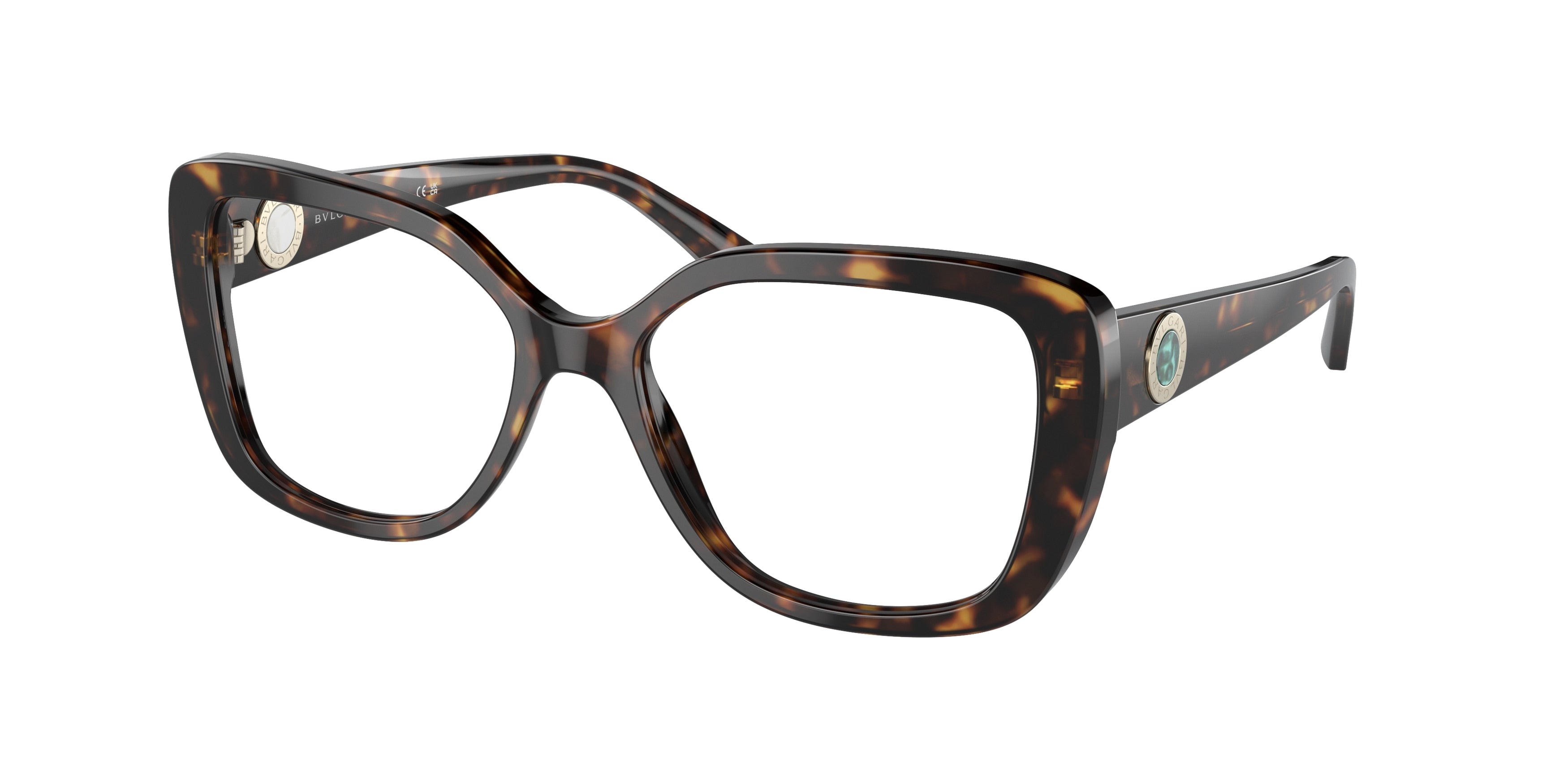 Bvlgari BV4220 Rectangle Eyeglasses  504-Havana 54-140-17 - Color Map Tortoise