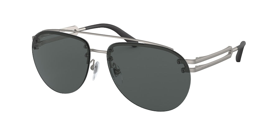Bvlgari BV5052 Pilot Sunglasses  195/87-MATTE GUNMETAL 61-14-145 - Color Map gunmetal