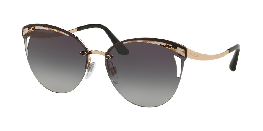 Bvlgari BV6110 Phantos Sunglasses  20148G-PINK GOLD 63-15-140 - Color Map gold
