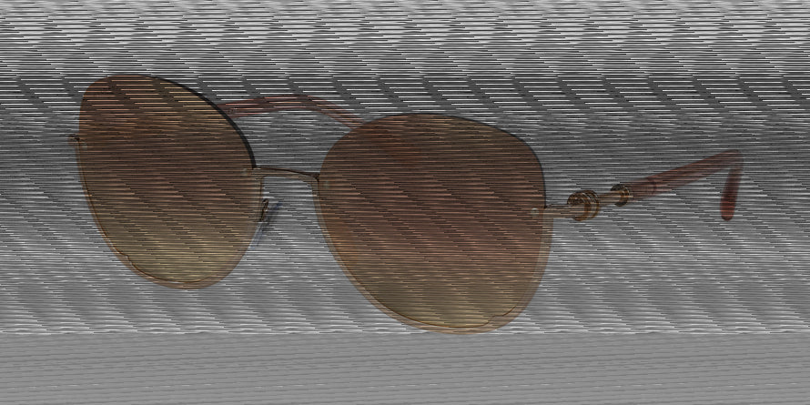 Bvlgari BV6123 Butterfly Sunglasses  20144Z-PINK GOLD 56-18-140 - Color Map gold